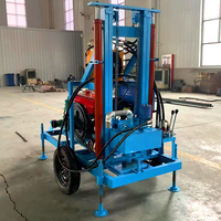 Rig Pengeboran Diesel Tipe Crawler Heavy Duty 35HP Kapasitas Maksimum 260M Performa Handal Rig Pengeboran Sumur Air Dalam