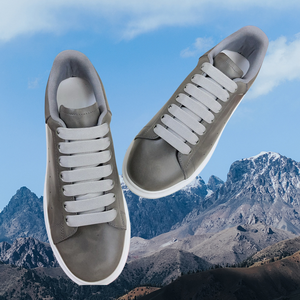 Chaussures de sport confortables pour hommes, version couleur unie italienne, chaussures décontractées de haute qualité, élégantes et luxueuses, avec doublure en mesh épaisse - Product Image 2