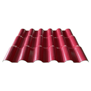 Tuile de toiture en résine synthétique PVC de style <span class=keywords><strong>espagnol</strong></span> moderne, plaque de toiture ondulée résistante aux UV pour la toiture d'appartements - Product Image 3