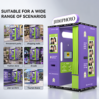 Machine Photobooth de Style Urbain Sportif en Libre-Service avec Impression Instantanée pour Centre de Divertissement et Salle d'Arcade