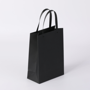 Sacs en papier kraft brun imprimés en gros avec matériaux recyclés, sacs de courses personnalisés avec logo, poignée en papier couché, cadre photo, ruban - Product Image 3