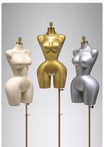 Parlak yüzey Bbl elbise üst vücut kukla büyük meme plastik BBL artı boyutu mankenler - Product Image 4