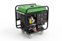 Générateur à essence V-Twin 4 temps 14 kW, double tension 230 V/400 V, puissance égale, groupe électrogène portable avec AVR, démarrage électrique, 50 Hz