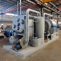 Usine de pyrolyse de plastique d'une capacité de 1 tonne, petite machine de transformation des déchets plastiques en carburant, machine de recyclage des pneus usagés