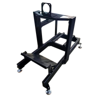Kits de cockpit de simulateur de conduite de course automobile DIY, personnalisables, noir et argenté, vente en gros d'usine