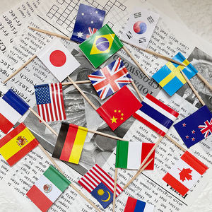 Bâton de Bambou Mixte Animal Mignon <span class=keywords><strong>Cure</strong></span>-dents Jetable Personnalisable Logo Plusieurs Longueurs Sac Emballage Fruit Fleur Hamburger - Product Image 2