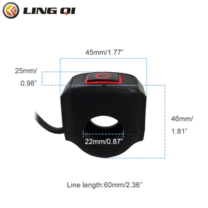 Interruttore Luminoso Impermeabile IP65 LINGQI RACING Compatibile con Light Bee S X. Interruttore LED per Moto <span class=keywords><strong>Elettrica</strong></span> Fuoristrada, Pulsante On/Off per Sur Ron - Product Image 3