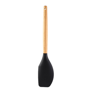 Stile di colore <span class=keywords><strong>rosa</strong></span> 12 pezzo di legno manico in silicone utensili da <span class=keywords><strong>cucina</strong></span> set con il supporto di <span class=keywords><strong>accessori</strong></span> da <span class=keywords><strong>cucina</strong></span> - Product Image 2
