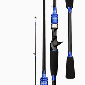 <span class=keywords><strong>Canne</strong></span> à pêche en gros, ensemble complet, bleue, pour la pêche en <span class=keywords><strong>mer</strong></span>, longue portée, avec poignée droite en EVA, pour leurres, idéale pour la pêche au gros poisson et au bar - Product Image 3