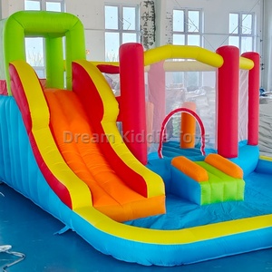 Château gonflable Oxford multicolores, portable, pour enfants, avec <span class=keywords><strong>piscine</strong></span> à eau, pour enfants, combinaison de structures gonflables commerciales - Product Image 3