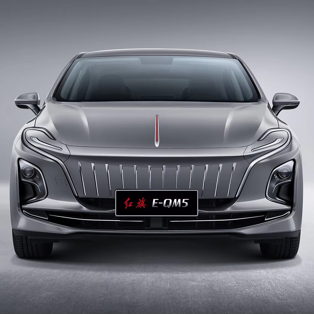 Hongqi 2024 Eqm5 электрический седан 431 км с левым рулевым гибридным топливным двигателем