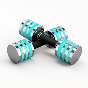 Dripex Adjustable <b>Dumbbells</b> Foam Grip Anti-Slip 1 Pair 3kg-10kg Quick Adjust Steel Home Use - Product Image 1