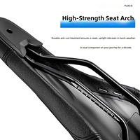 Selle de vélo tout-terrain Plselis à suspension souple avec coque en polyuréthane, accessoires de cyclisme imperméables et résistants à l'usure