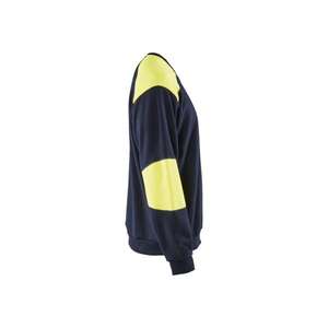BLAKLADER - 345817628933XL Sudadera resistente a las llamas Azul marino/Amarillo-EAN 7330509726358 ROPA DE TRABAJO RESISTENTE A LAS LLAMAS - Product Image 4