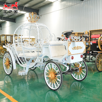 Calèche Électrique Européenne Élégante Princesse Rêve Citrouille Voiture de Mariage Vente Directe Usine Calèche de Mariage Électrique