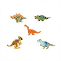 Bros Pin Hewan Tema Kuda & Pegasus Berlapis Emas dari Paduan Seng dengan Enamel Lunak dan Cetak UV, Aksesori Fashion, Tersedia dalam Stok