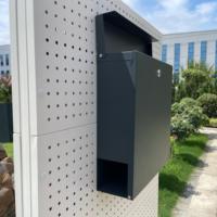 Buzones de Correo de Acero Galvanizado Antirrobo, Buzón Personalizado para Montar en la Pared, para Hogar, Precio de Fábrica al por Mayor