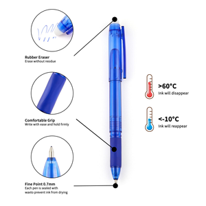 Best Sale 0.5mm Gel <b>Pen</b> Three Colors Retractable Gel <b>Pens</b> Office Student Stationery Classic Gel <b>Pens</b> WIth Soft Rubber Grip - Product Image 2
