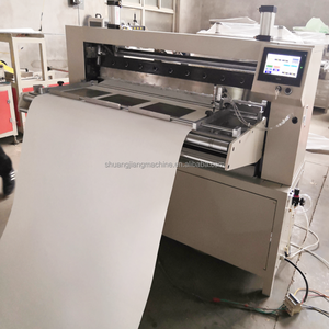Cao hiệu quả đầy đủ tự động CNC dao giấy xếp nếp dây chuyền sản xuất cabin Lọc Vòng chuyến đi Giấy gấp máy - Product Image 2