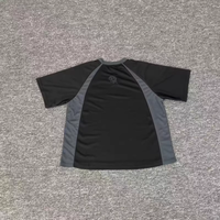 T-shirt à manches courtes en coton tricoté 100 % pour hommes Mertra, vente en gros, color block, séchage rapide, patchwork
