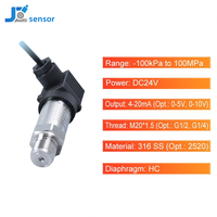 Transmetteur de pression 0-10V à courant continu RS485 pour capteur de pression d'huile en acier étanche RS485