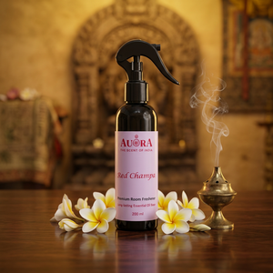 Aromatizante de Ambiente Nagchampa Ecológico AUORA con Etiqueta Personalizada, Spray Líquido con Base de Aceites Esenciales de Larga Duración para Baño, Hogar y Auto - Product Image 1