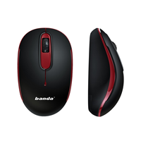 Souris d'ordinateur optique ergonomique sans fil 2,4 GHz, mini souris, souris de bureau nano USB la moins chère