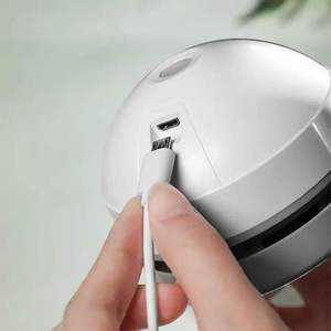 Mini aspirateur de bureau portable rechargeable par USB, <span class=keywords><strong>robot</strong></span> aspirateur de table, balayeuse, machine de nettoyage de la poussière pour ordinateur de bureau, clavier - Product Image 3