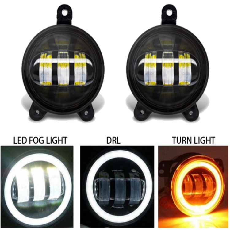 DRL 30 Вт 3,5 дюймов русская лада приора 2170/2171/2172 LED противотуманная фара передний бампер свет