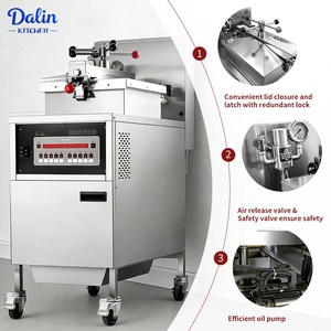 Friteuse à pression automatique électrique pour poulet de type Broaster, machine à frire le poulet rapidement, restauration rapide - Product Image 2