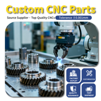 Piezas de Mecanizado CNC Personalizadas OEM, Componentes de Torneado y Fresado de Acero Inoxidable y Aluminio para Maquinaria