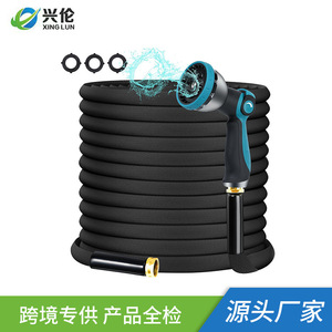 Household High Pressure Garden Hose <b>Set</b> 1 In PVC Watering Kit With 10 Function Zinc Alloy <b>Spray</b> Gun For Outdoor Use - Product Image 2