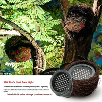 Lámpara de Pared para Jardín de Alta Calidad, Brillante, Exterior, Impermeable IP65, Simulación de Nido de Pájaro