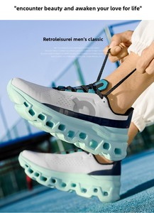 Zapatos Deportivos para <span class=keywords><strong>Hombre</strong></span>, Primavera 2024, Diseño Moderno, Acolchados, Ligeros, Transpirables, con Parte Superior de Malla - Product Image 6
