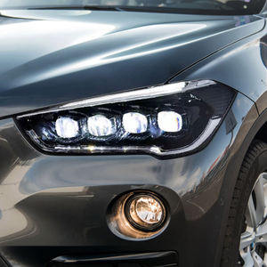 Para <span class=keywords><strong>BMW</strong></span> <span class=keywords><strong>X1</strong></span> F48 F49 2016-2019 actualización accesorios de alta configuración lámparas delanteras de coche LED Auto proyector 4 lentes conjunto de Faros - Product Image 2