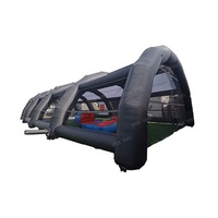 Structure gonflable d'aventure en tissu Oxford pour activités extérieures : Arène de paintball CS, Tente de tir au laser et au fléchettes, Équipement d'obstacles, Jouet d'aventure EN14960
