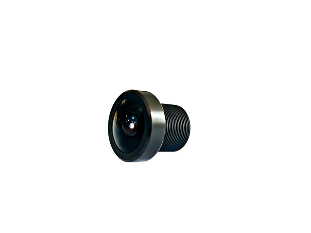 YX1019 1.85mm F2.0 M12 Mount Lens 5MP 1/2.7" 180° Low Distortion Car Surround View Security Camera Lens