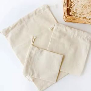 Sacs à dos à cordon en toile de coton bio personnalisés pour la promotion, tailles 9x10, 10x15, 15x20, 40x50 – Vente en gros - Product Image 1