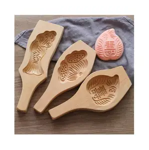 批发中秋传统月饼模具/木制蛋糕模具/烘焙模具多种形状来自越南WS0084587176063