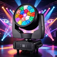 Luz de cabeza móvil LED Bee Eye Wash IP 19x40w para exteriores, con función Bee Eyes LED Wash Beam 2 en 1, luz DJ con enfoque, resistente al agua