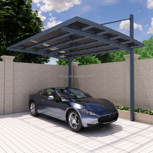Abri de voiture en polycarbonate PC avec cadre en <span class=keywords><strong>aluminium</strong></span> épaissi, résistant à la pluie et au soleil, pour villa résidentielle - Product Image 2