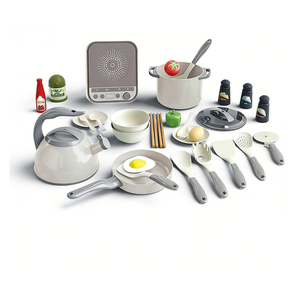 Juego de Cocina de Juguete para Niños: Estufa, Fregadero, Cajones y Estante de Almacenamiento para el Desarrollo de la Aprendizaje y la Felicidad en el Hogar - Product Image 1