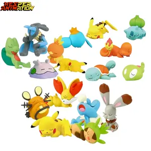 5cm 1.97inches Poke Figure Pika Squirtle Psyduck Anime PVC Collection Poke Figure Pika Psyduck Action Figure