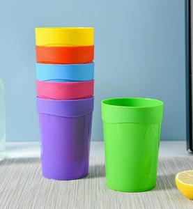 Gobelets empilables éducatifs pour enfants BST, colorés, à large ouverture, pour bain de bouche, réutilisables, <span class=keywords><strong>en</strong></span> plastique, vente <span class=keywords><strong>en</strong></span> gros - Product Image 5