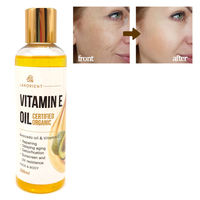 Minyak Vitamin E Organik Murni 100% 200ml untuk Perawatan Tubuh, Wajah, dan Rambut, Menutrisi, Anti-Penuaan, Minyak Pijat
