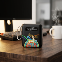 Batterie externe compacte et portable en plastique de 20000 mAh avec sortie 10W, idéale pour les cadeaux, personnalisable avec logo – Vente en gros