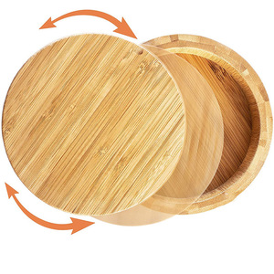 Wooden <b>Spice</b> <b>Jar</b> With Lid For Solid Seasonings Kitchen Use - Product Image 3