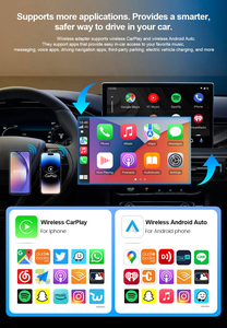 Adaptador Inalámbrico CarPlay Android Auto, Adaptador Dongle <span class=keywords><strong>Apple</strong></span> CarPlay, Adaptador USB para Auto, Adaptador Inalámbrico Rápido <span class=keywords><strong>Apple</strong></span> 2026 - Product Image 4