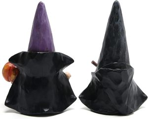 Decoraciones de Gnomos de Resina para Halloween, Hechas a Mano, Exquisitas y Artísticas, Estatuas de Brujas de Resina para Halloween, Color Personalizado - Product Image 1