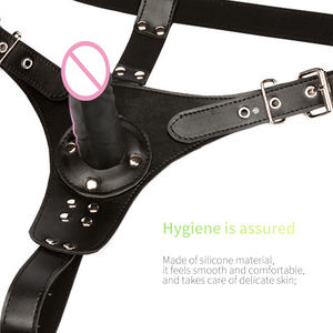 Hot Selling Wearable Masturberen Slipje Dildo Realistische Riem Op Dildo Voor Vrouwen Lesbische Seksspeeltjes - Product Image 6